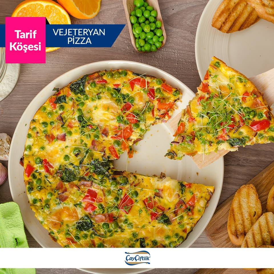 VEJETERYAN PİZZA