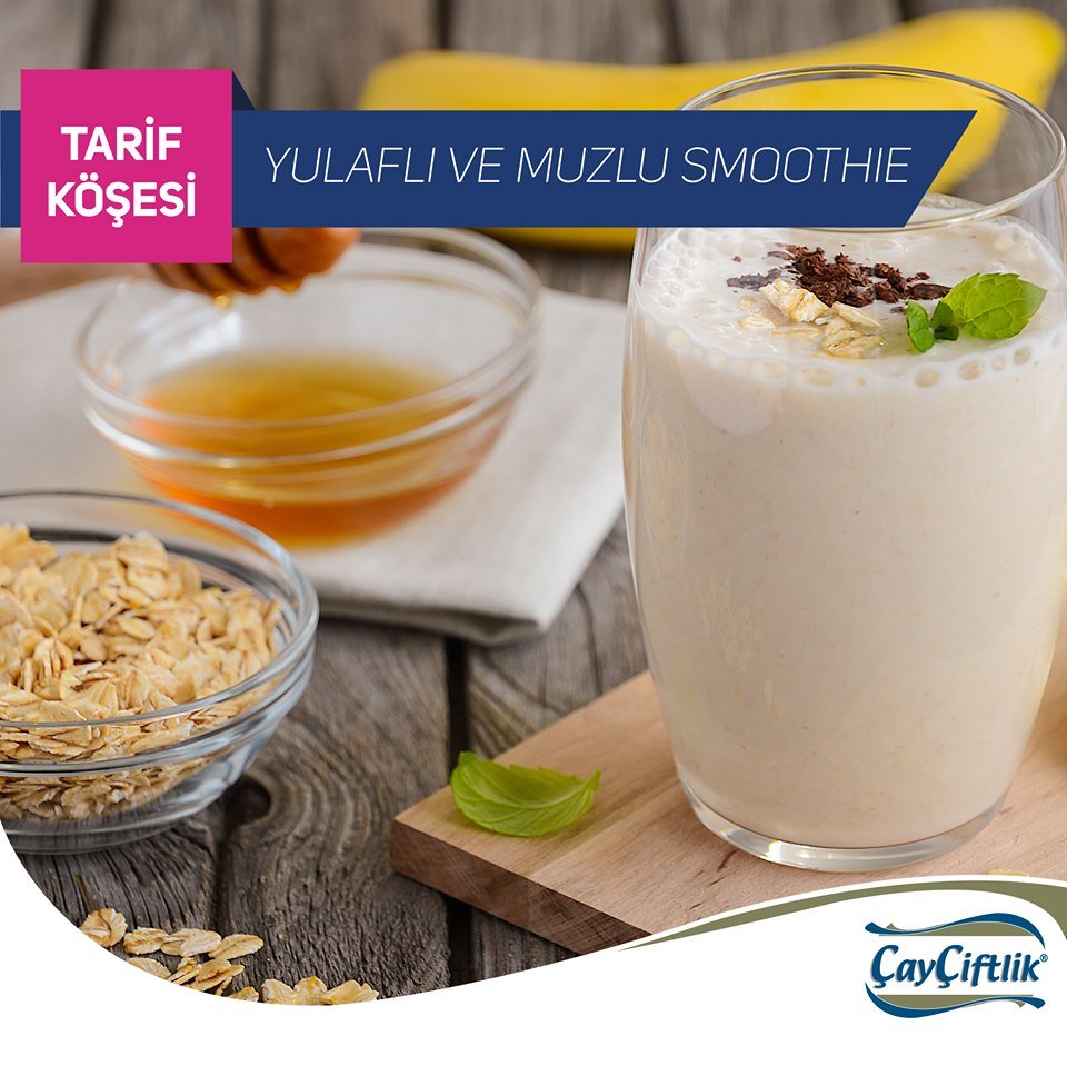 YULAFLI VE MUZLU SMOOTHIE